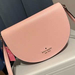 NWT-KATE SPADE PEBBLED LEATHER CHALK PINK K8146